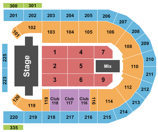 Mohegan Sun Arena at Casey Plaza Trans-Siberian Orchestra Seating Chart